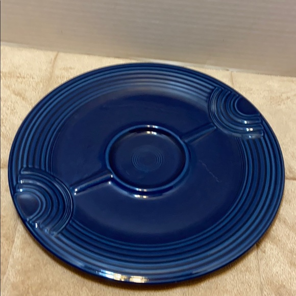 Fiesta Other - Fiesta Ware 12 inches Blue Dip Serving Pla…